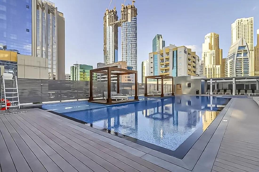 Marina - Sauna, Gym And Jacuzzi In The Building Dubai Exterior photo